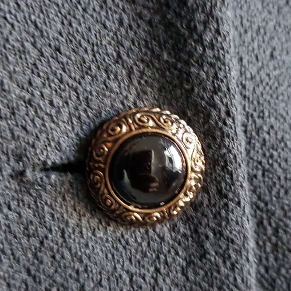 1980s Vintage Pearl Embellished Blazer - Picture 3 of 6